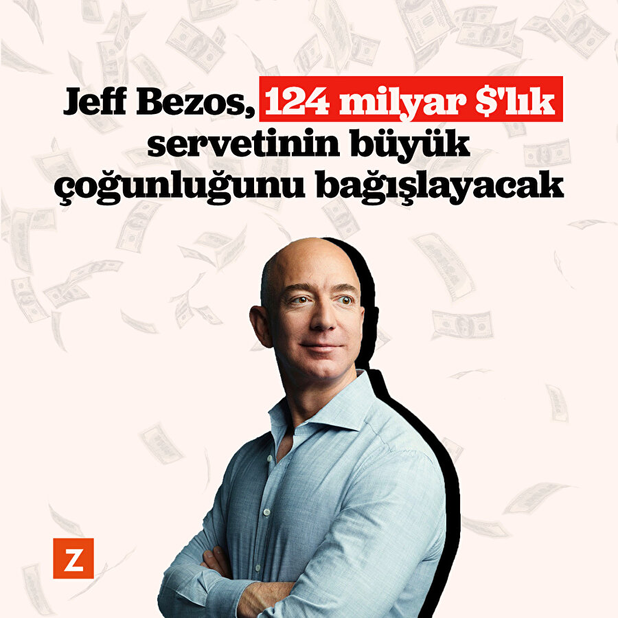 Jeff Bezos servetini bağışlayacak