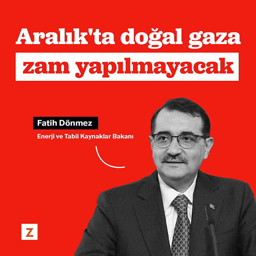 Bakan Dönmez: Doğal gaza Aralık'ta zam olmayacak