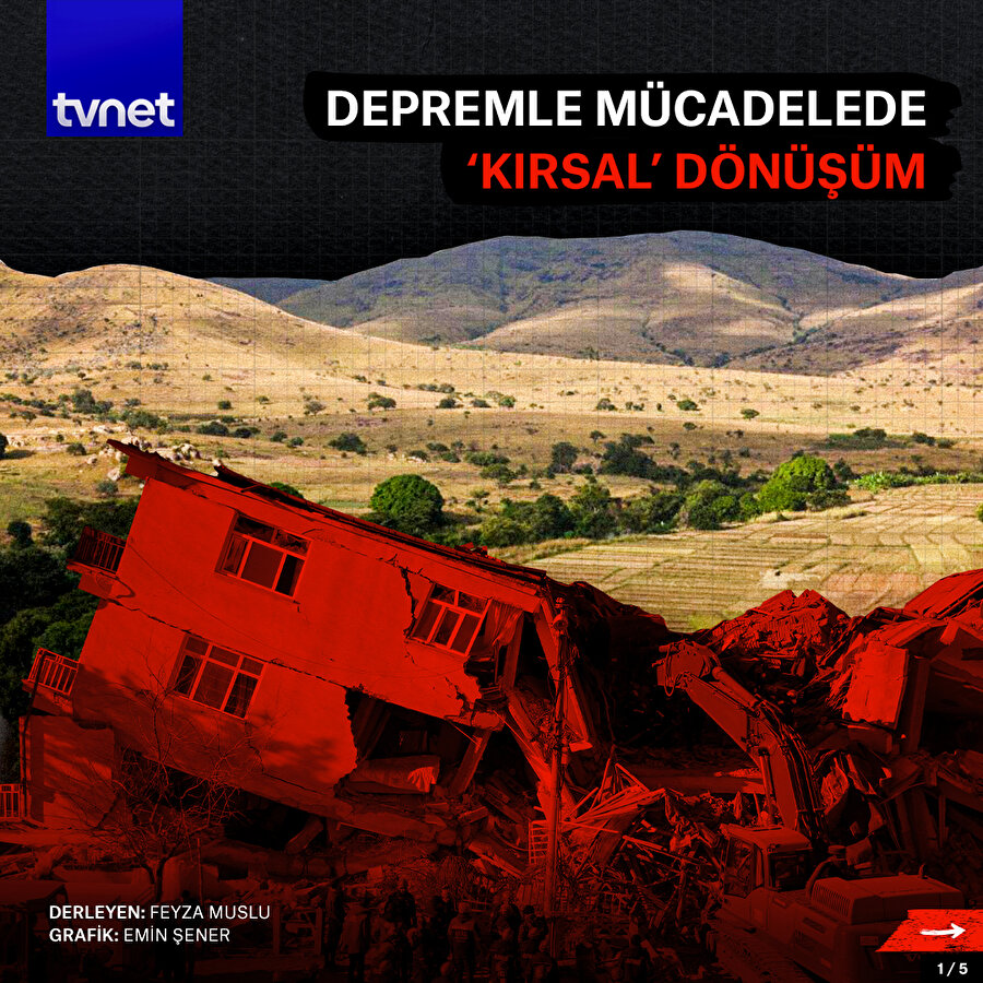 Depremle mücadelede 'kırsal' dönüşüm