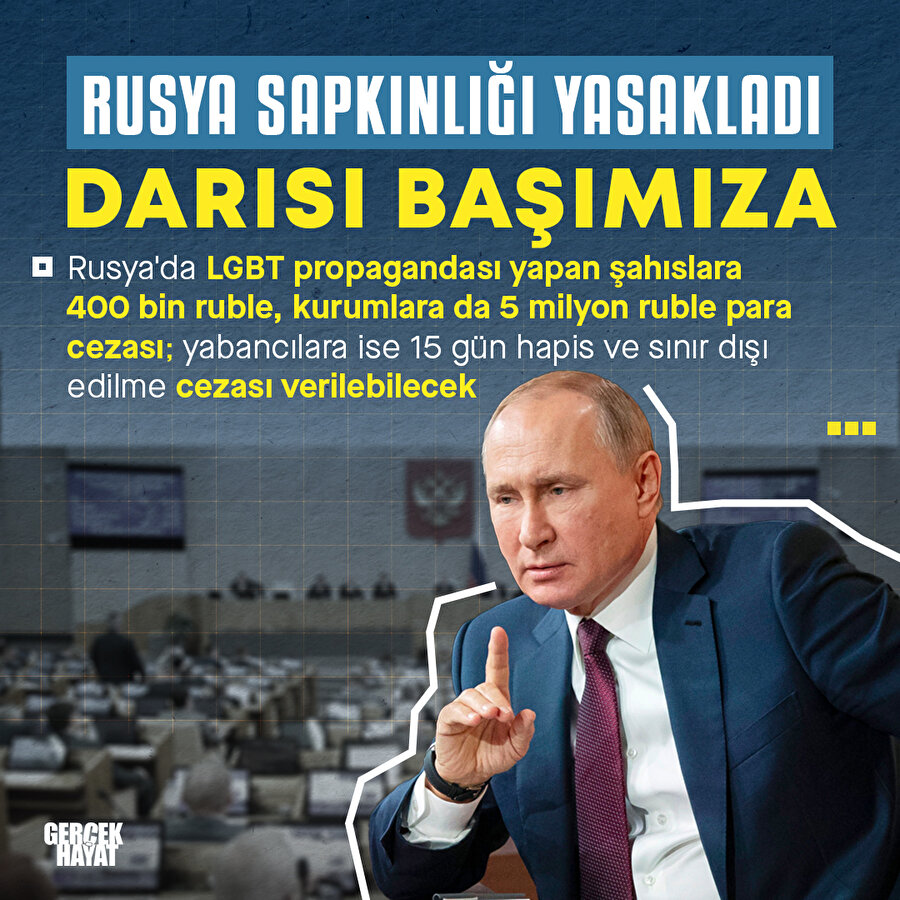Rusya, LGBT'ye geçit vermiyor 