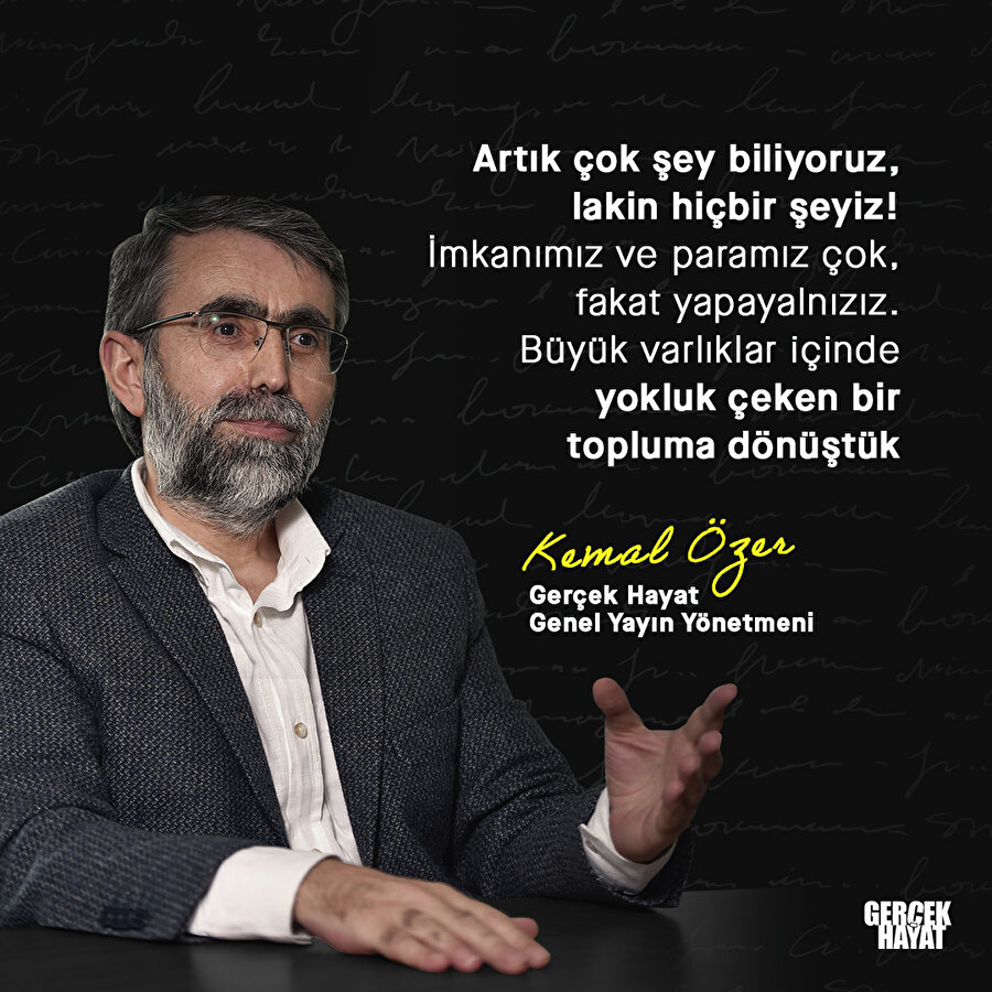 Varlık içinde yokluktayız