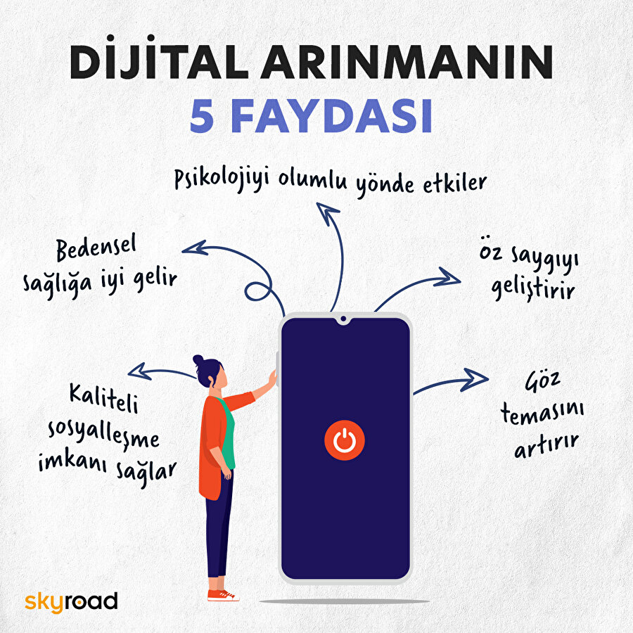 Dijital arınmanın 5 faydası 😌