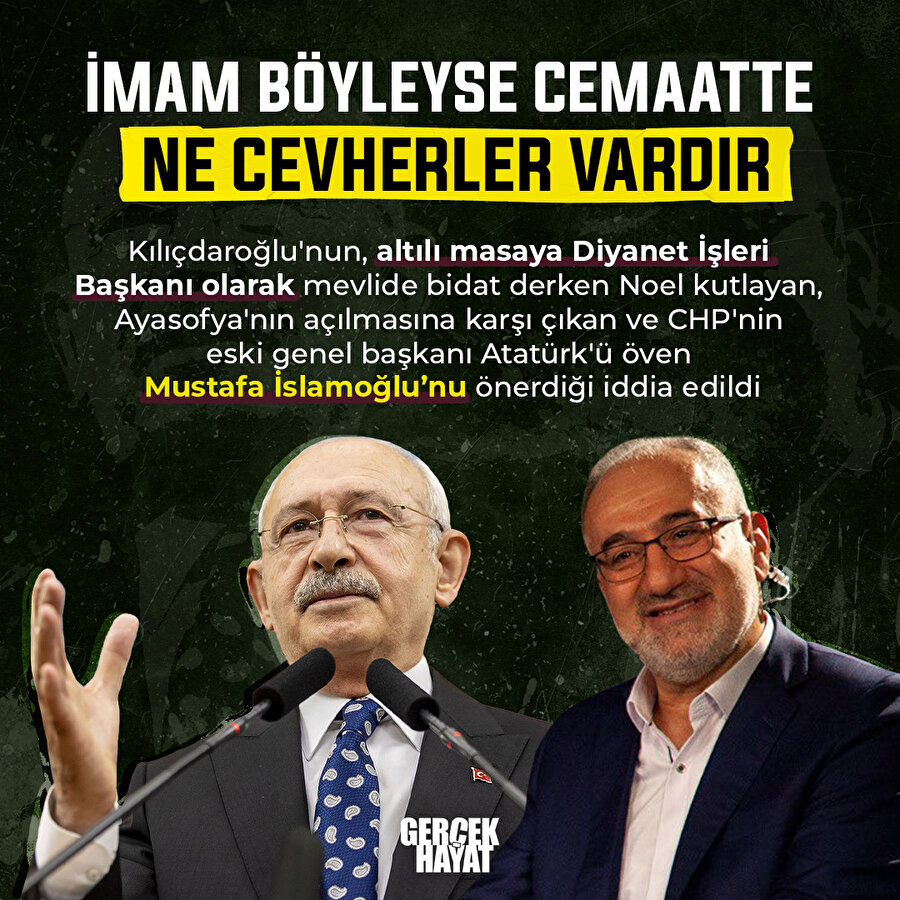 Kılıçdaroğlu'nun Diyanet İşleri Başkanı adayı İslamoğlu
