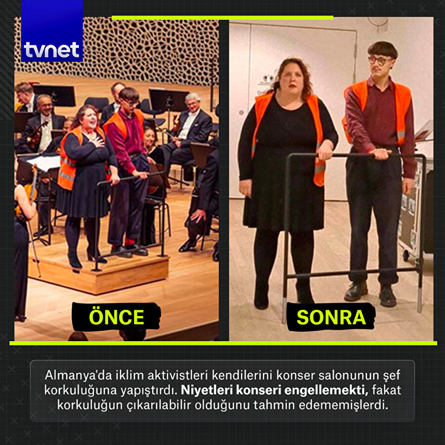 İklim aktivistleri Almanya'da eylem yaptı