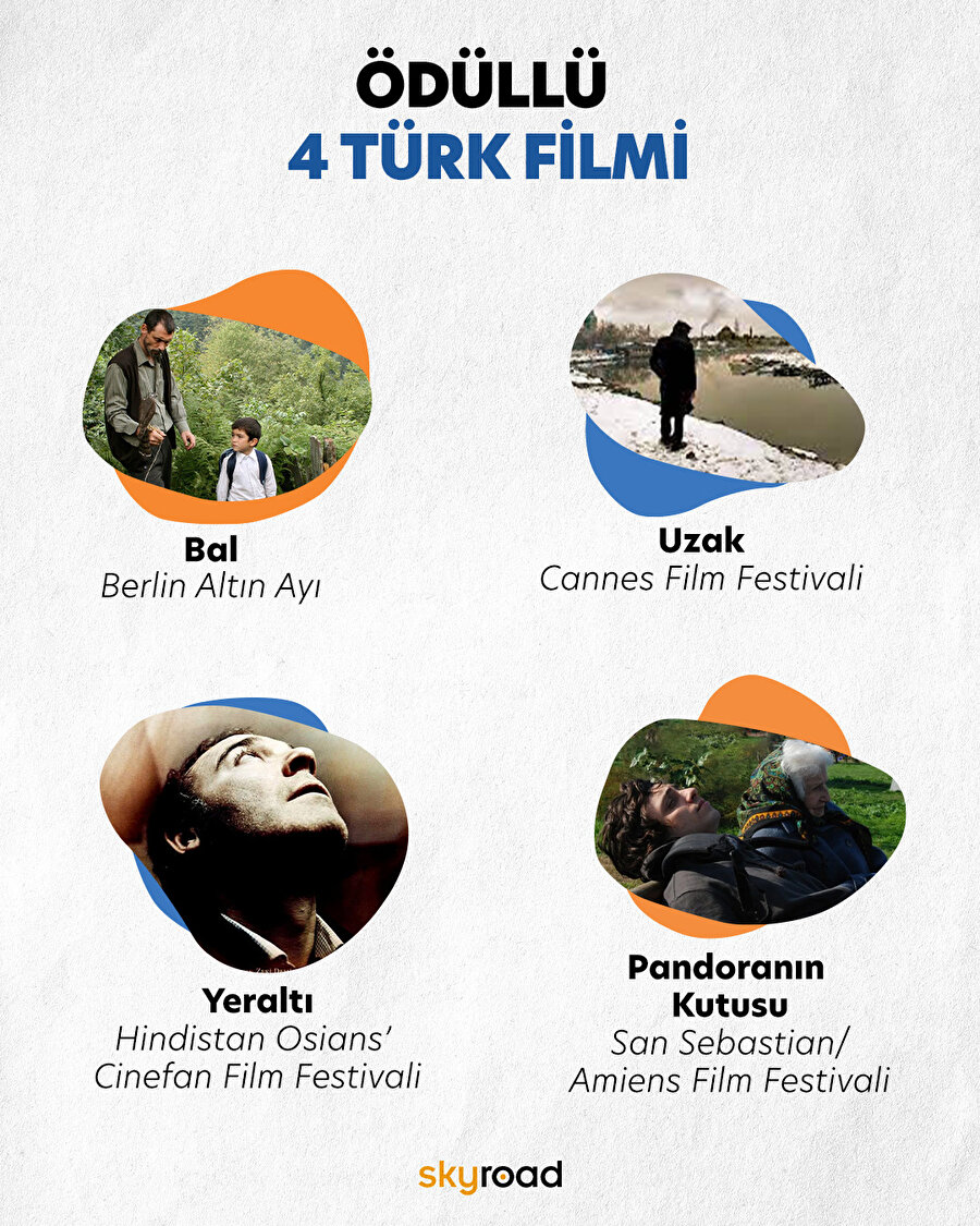 Ödüllü 4 Türk filmi 🎬