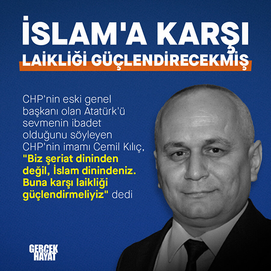CHP'li Cemil Kılıç Kur'an şeriatını reddetti
