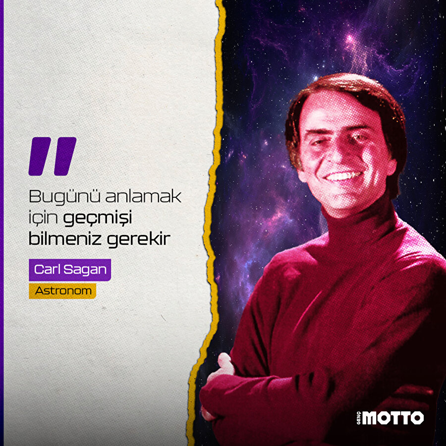 Astronom Carl Sagan'dan hayata dair 