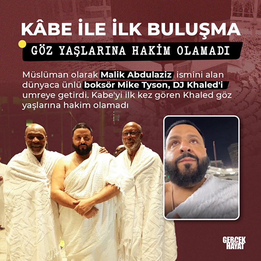 Mike Tyson ile umreye gitti göz yaşlarına hakim olamadı