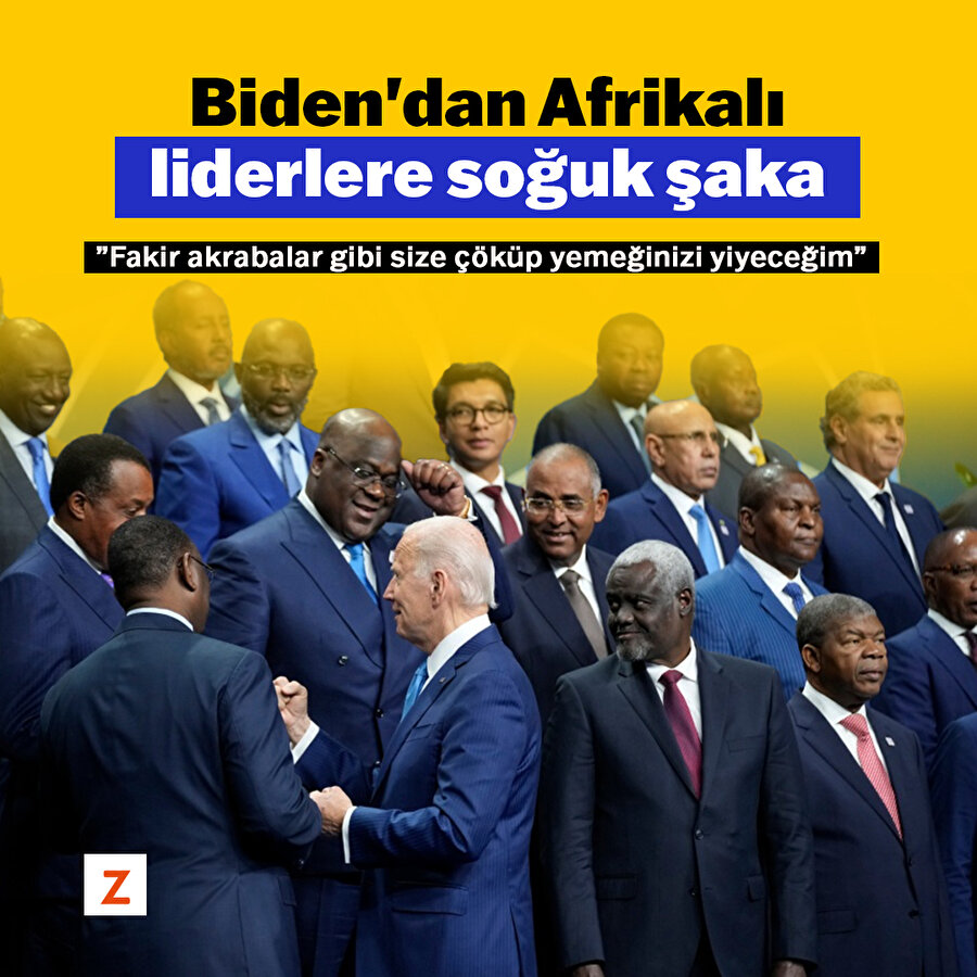 Biden'dan Afrikalı liderlere soğuk şaka