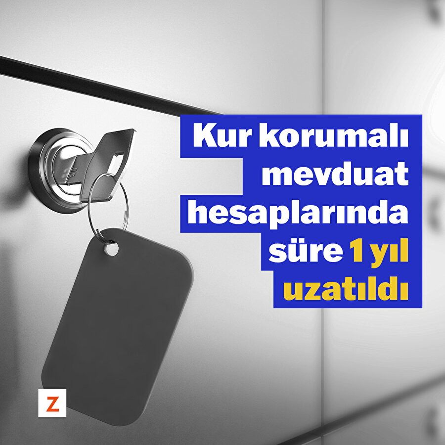 Kur korumalı mevduat hesaplarında süre 1 yıl uzatıldı