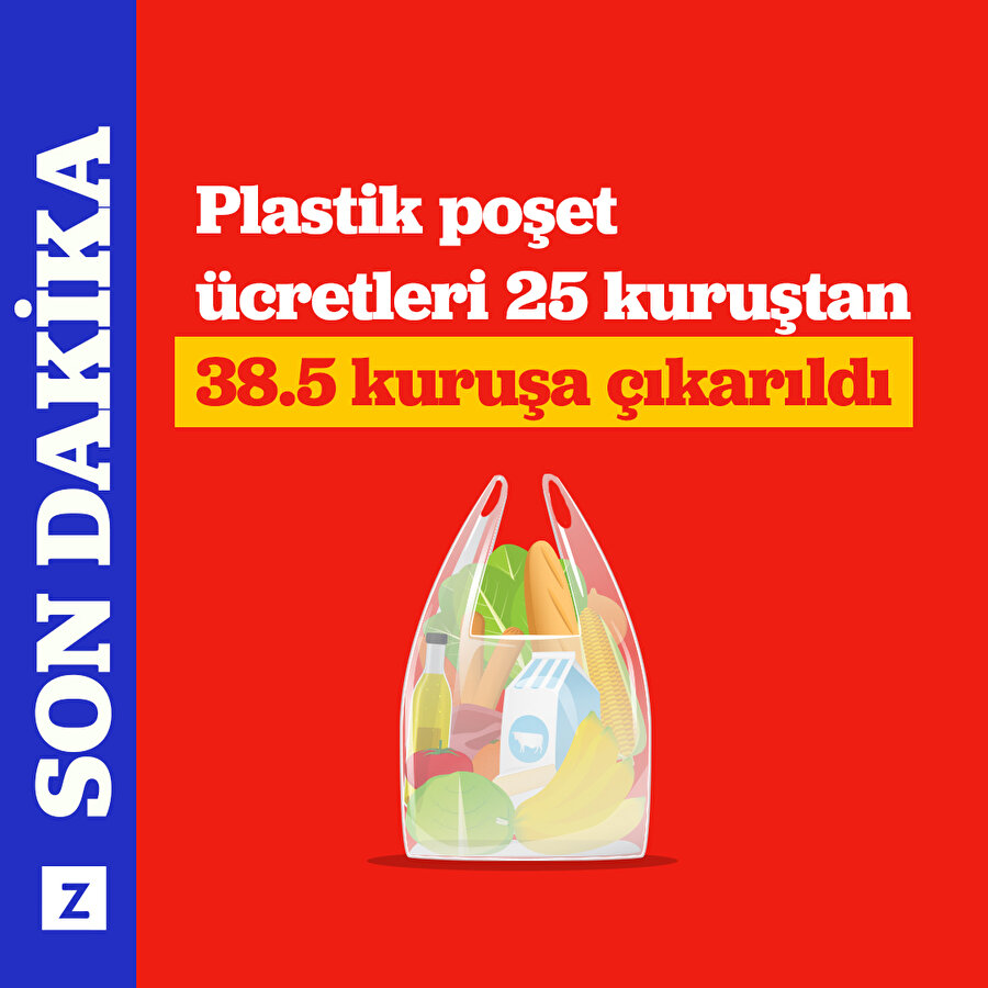 Plastik poşetlerde ücret değişti