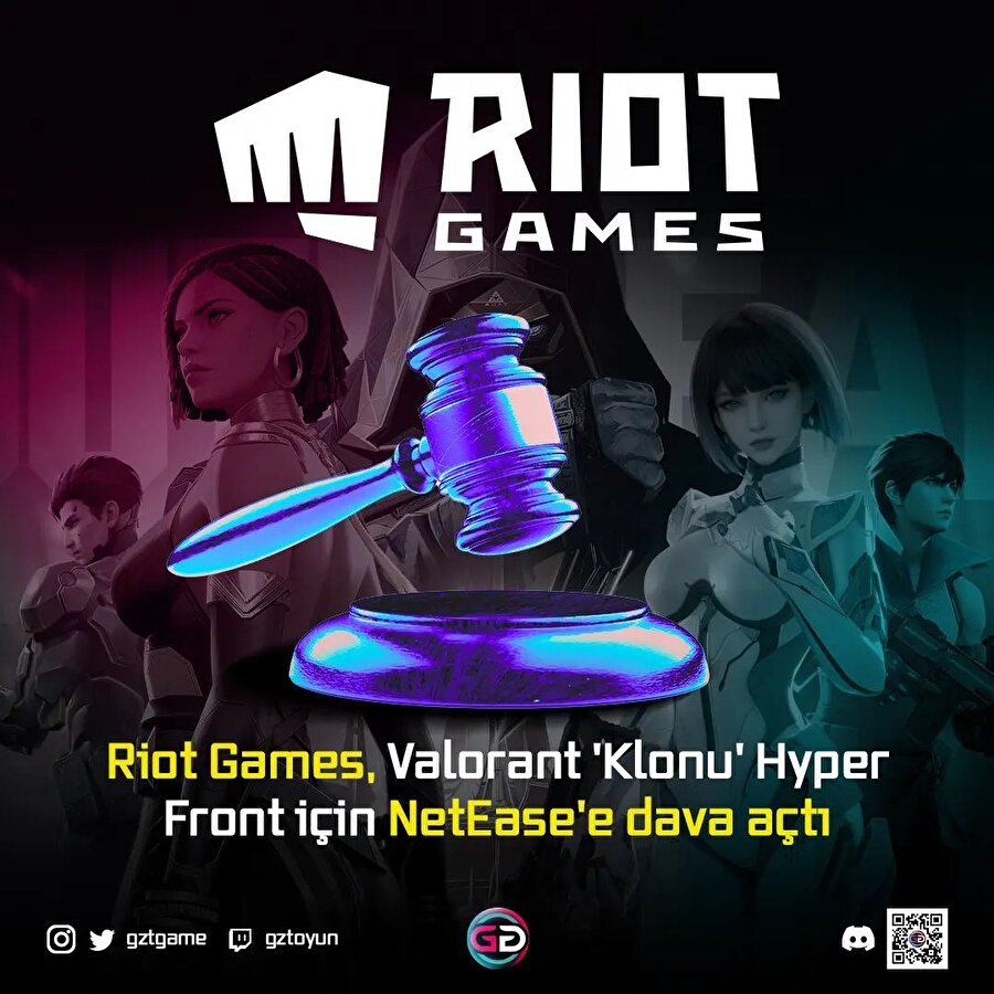 Riot Valorant Benzeri Oyuna Dava Açtı