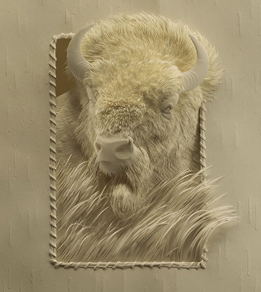 Kağıttan yapıldığına inanmanın zor olduğu eserler 🐂