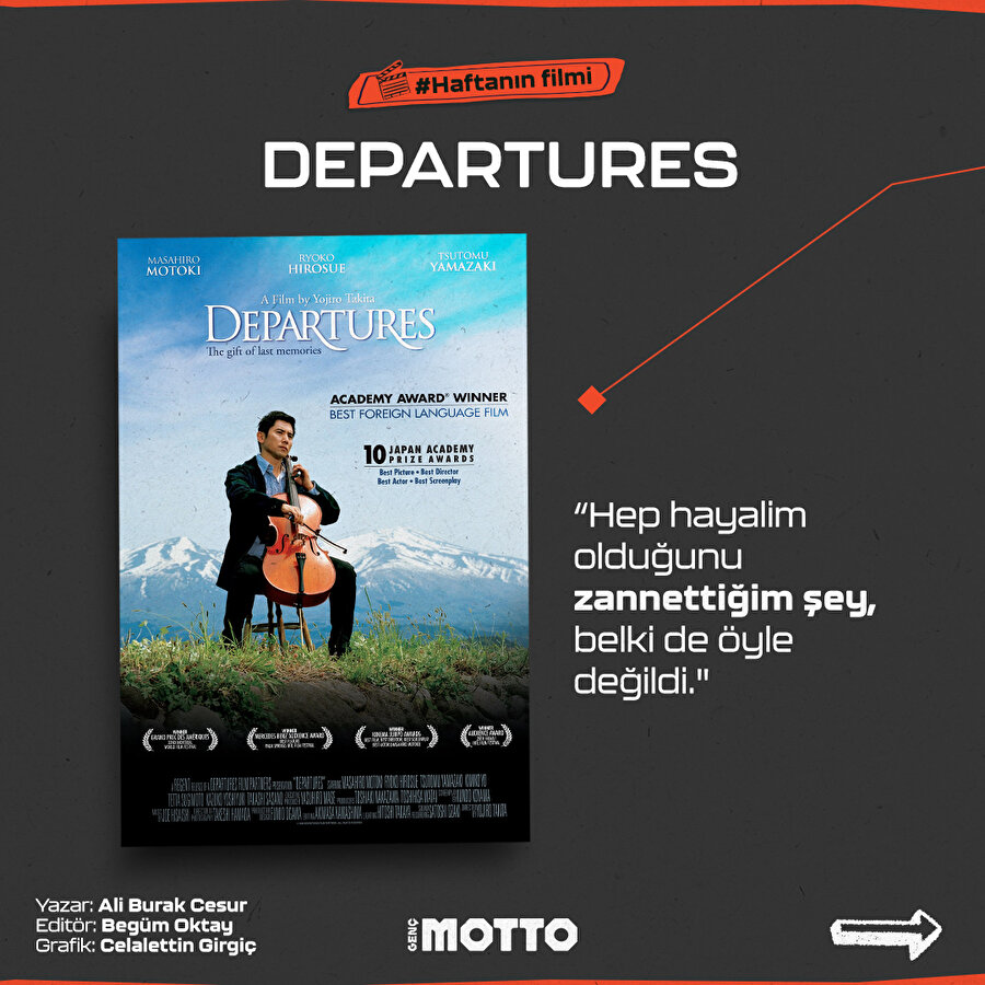 #haftanınfilmi: Departures