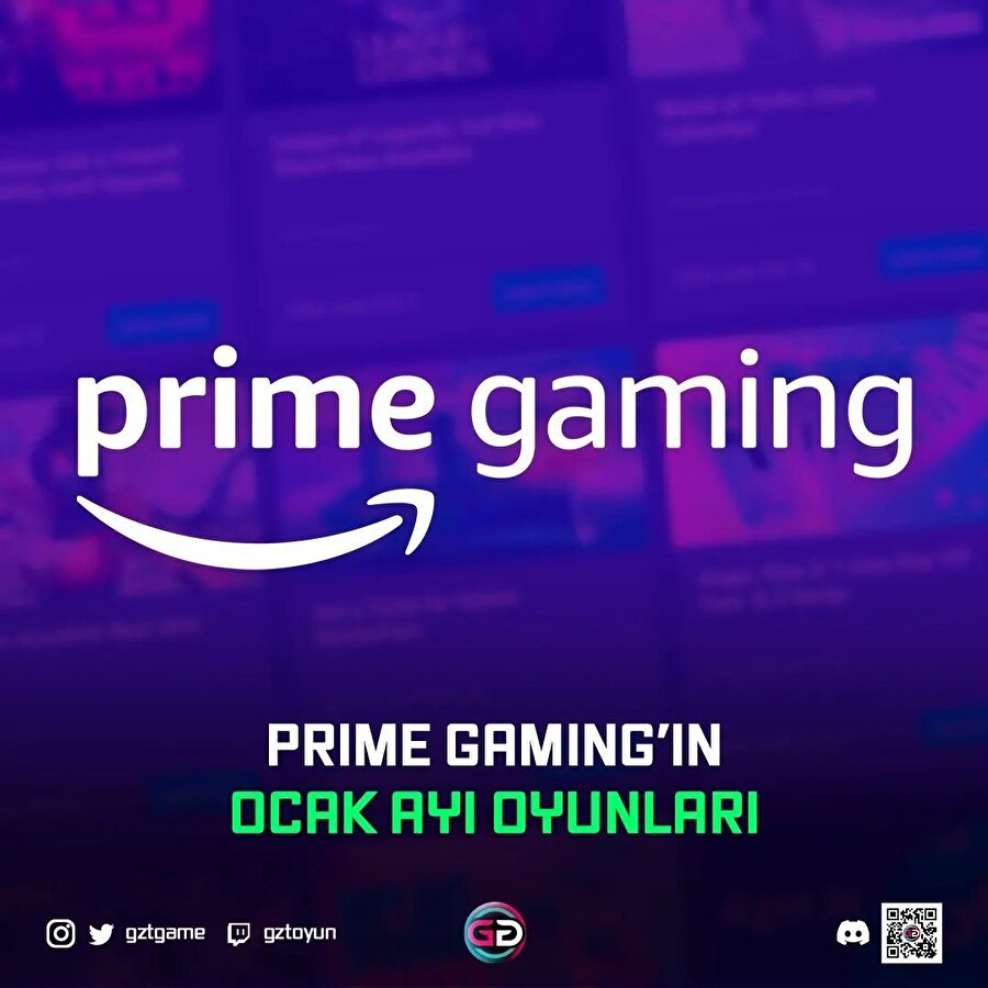 Prime Gaming’in ocak ayı oyunları belli oldu!