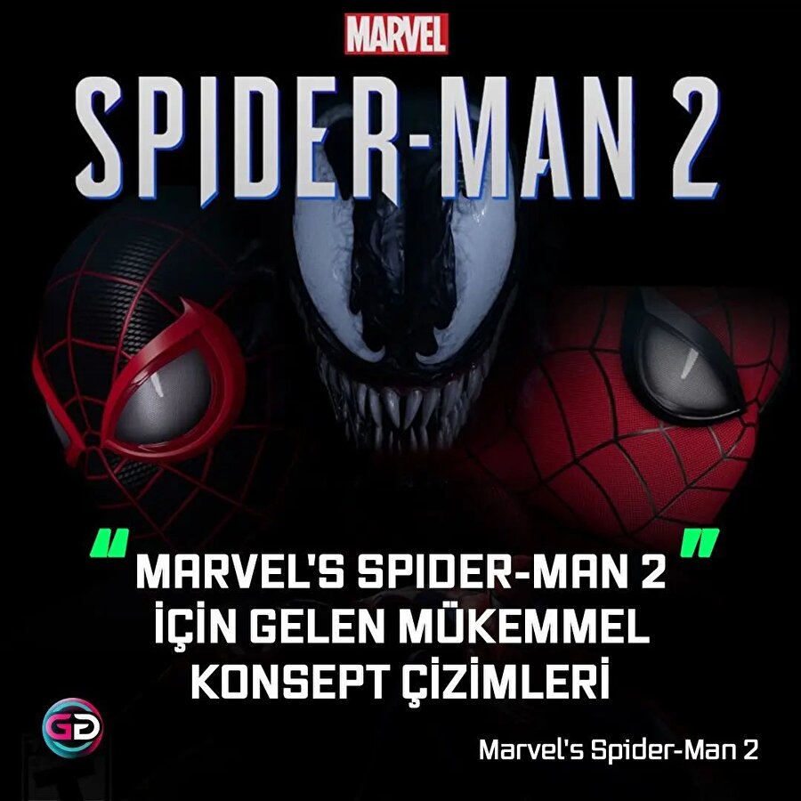 Marvel's Spider-Man 2 için gelen çizimler dikkat çekiyor