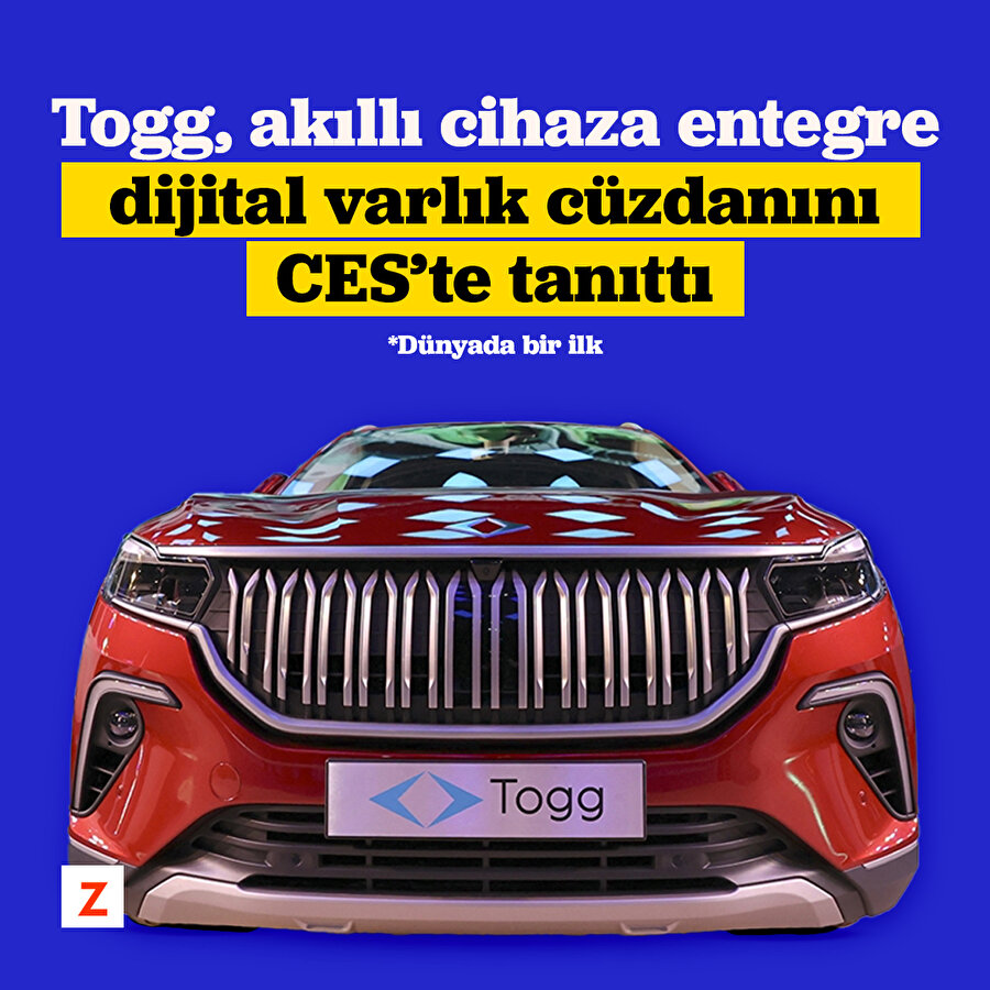 Togg, akıllı cihaza entegre dijital varlık cüzdanını CES’te tanıttı