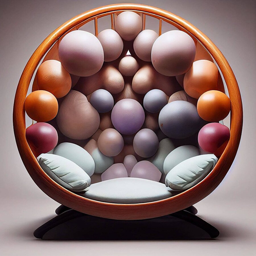 Metaverse ile tasarlanan sandalyeler