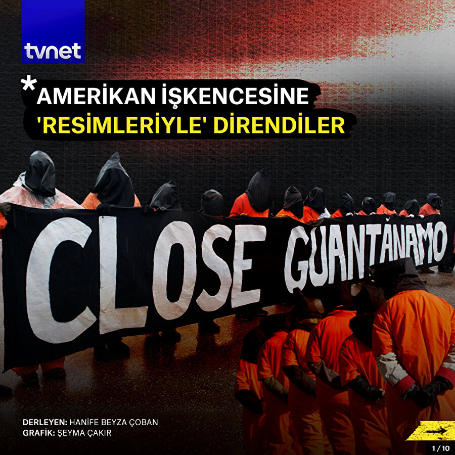Amerikan işkencesine resimleriyle direndiler