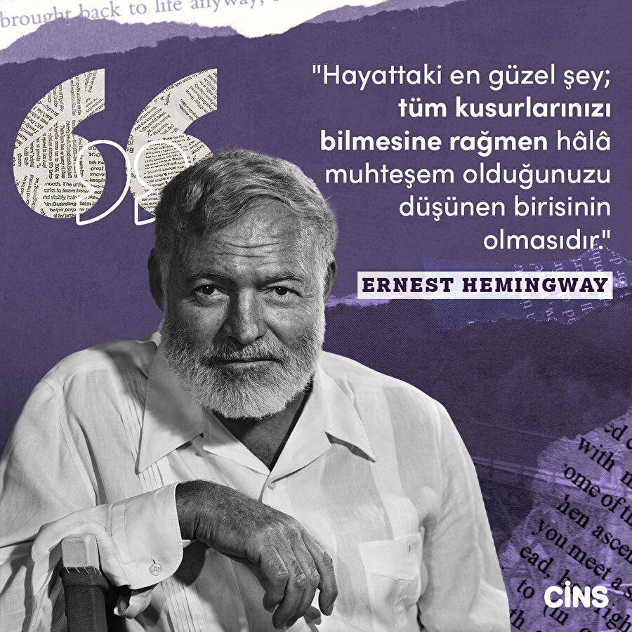 Ernest Hemingway'den sevmek üzerine