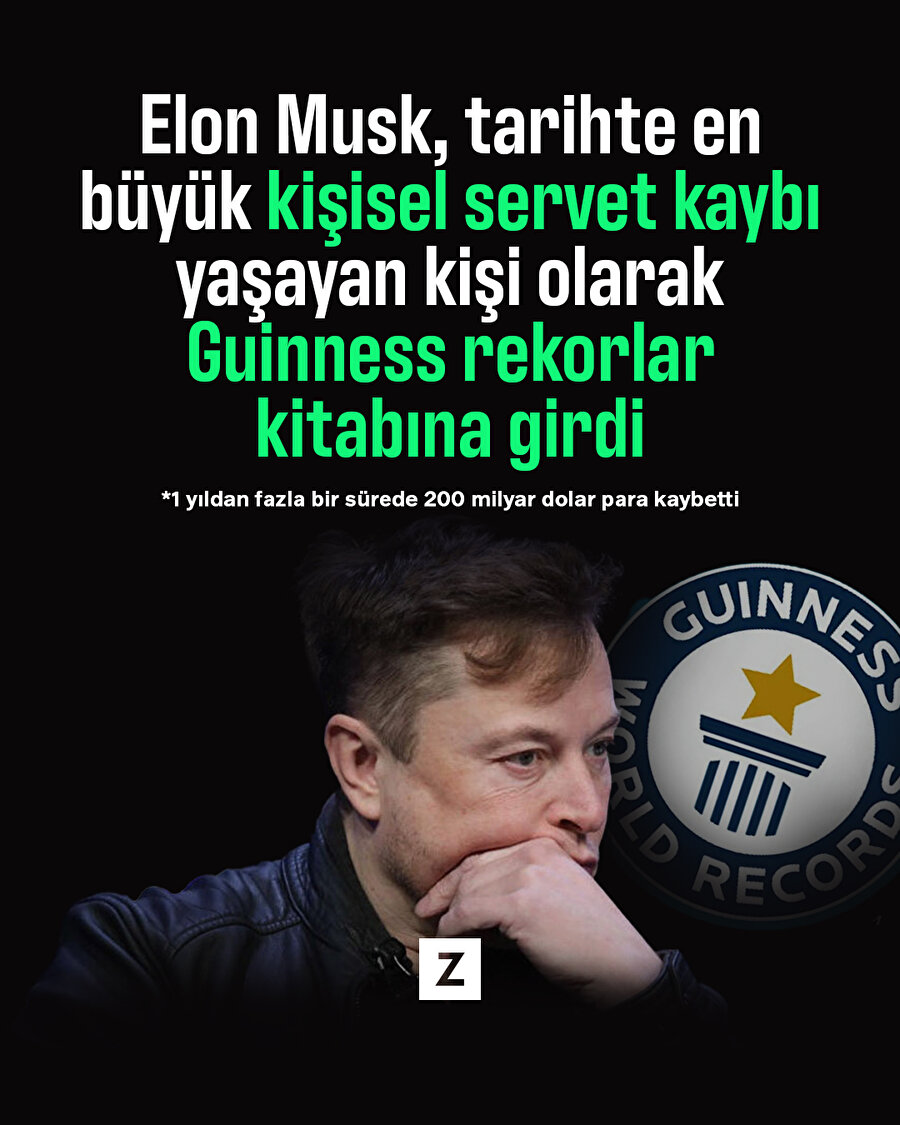 Elon Musk, Guinness rekorlar kitabına girdi