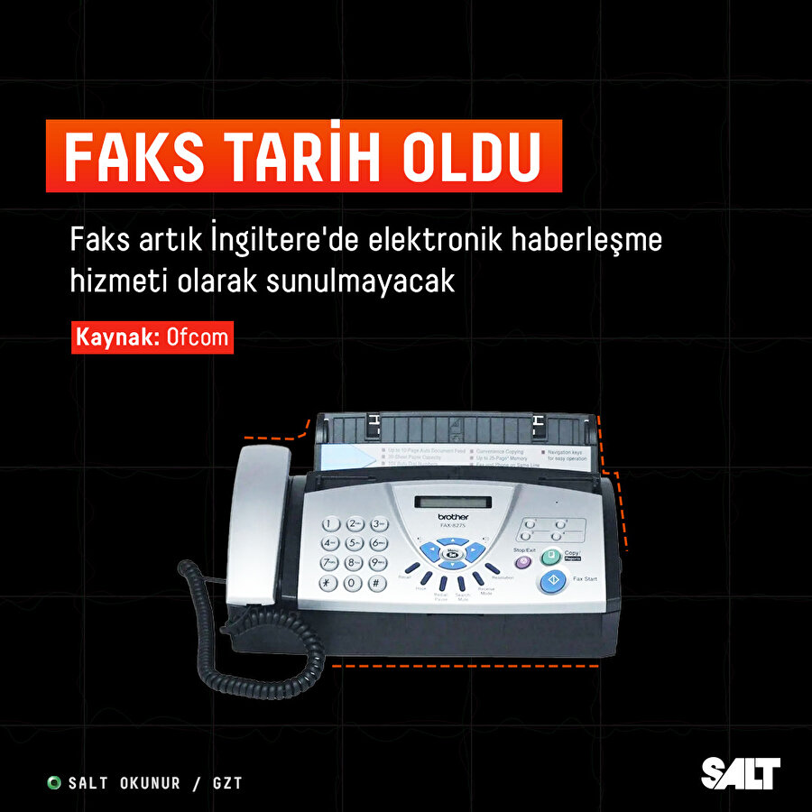 Faks tarih oldu 
