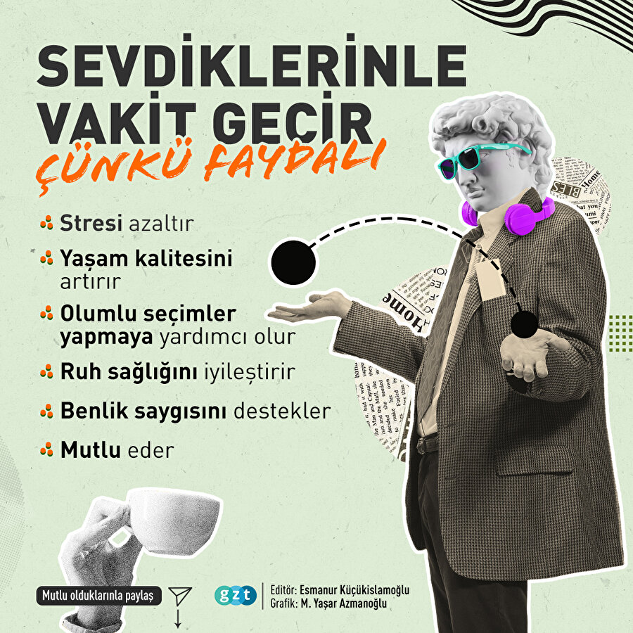 Sevdiklerinle vakit geçirmenin 6 bilimsel faydası 🥰