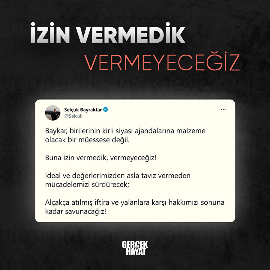 SİHA'ları hedef alanlara Selçuk Bayraktar'dan cevap