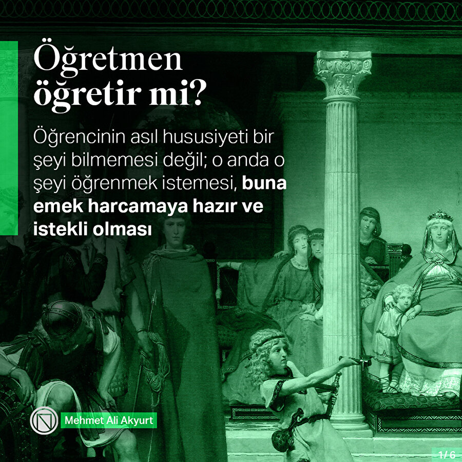 Öğretmen öğretir mi?