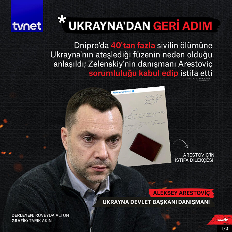  Ukrayna Dnipro saldırısının sorumluluğunu kabul etti