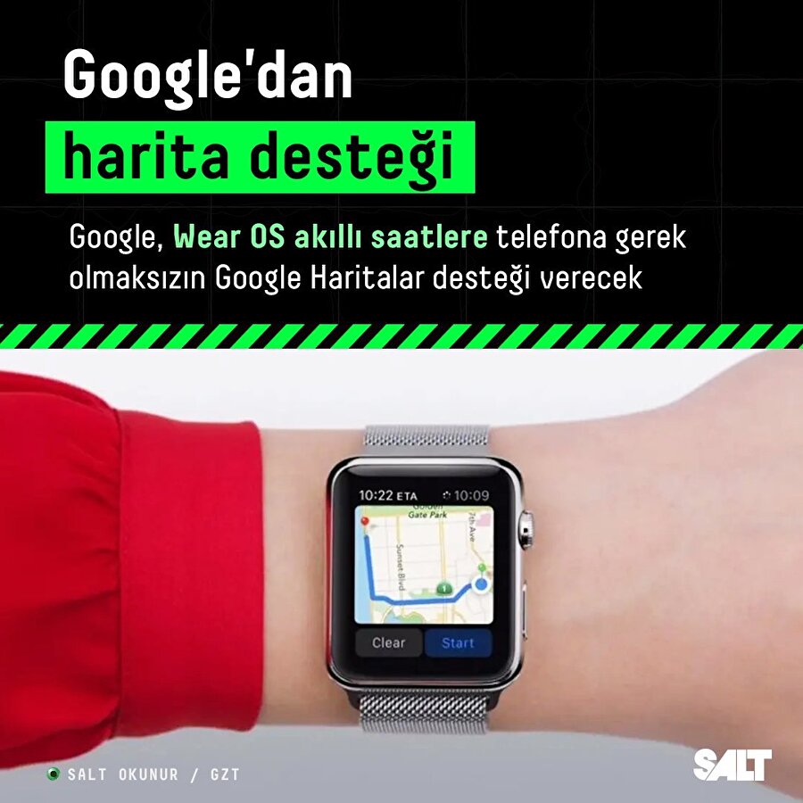 Google'dan harita desteği 