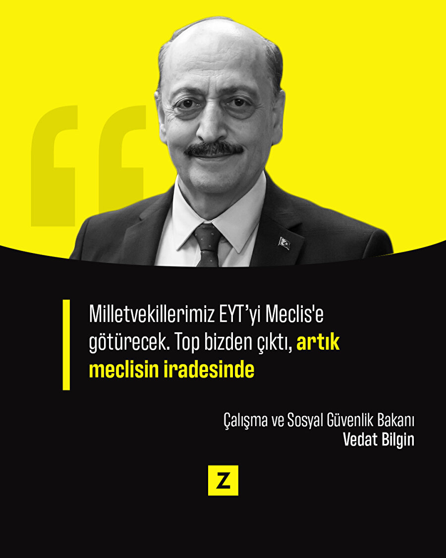 Bakan Bilgin: EYT'de top bizden çıktı, Meclis'in iradesinde