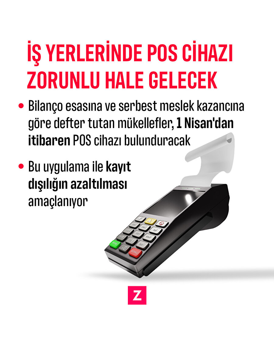 İş yerlerinde POS cihazı zorunlu hale gelecek