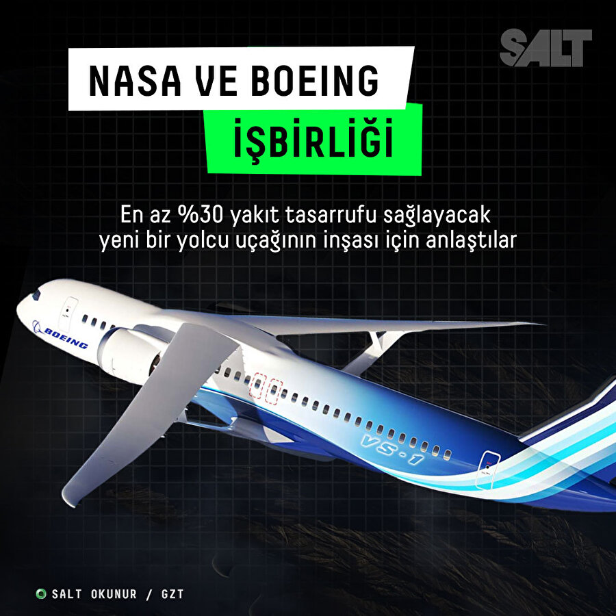 Nasa ve Boeing işbirliği ile yeni nesil uçaklar üretilecek