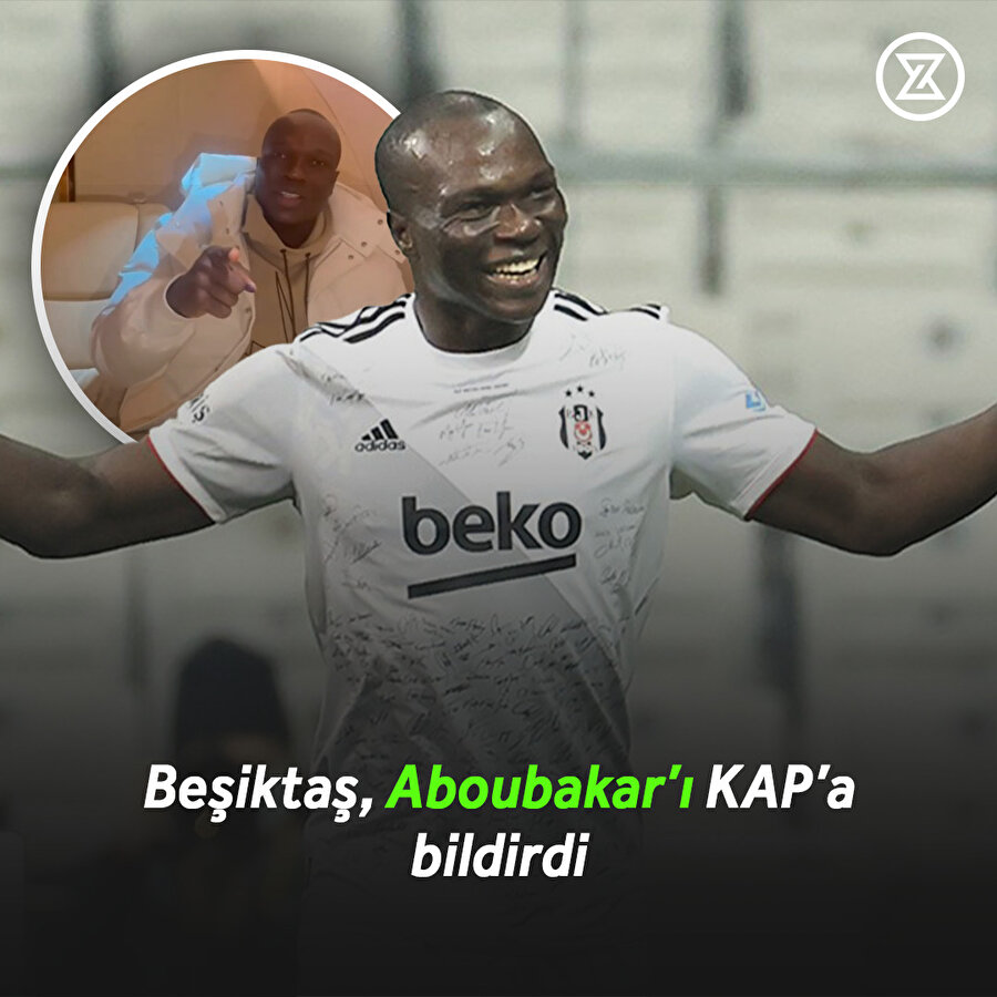 Beşiktaş, Aboubakar'ı KAP'a Bildirdi