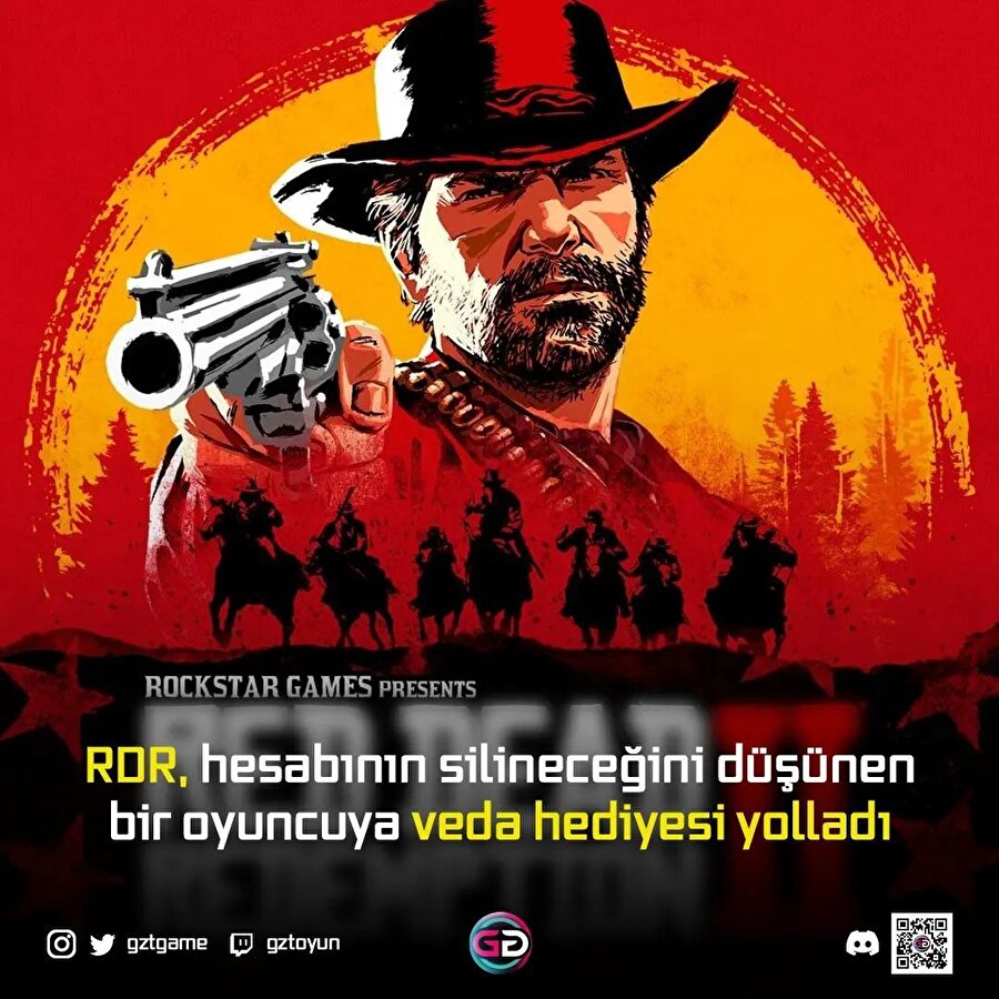 RDR, hesabının silineceğini düşünen oyuncuya jest yaptı