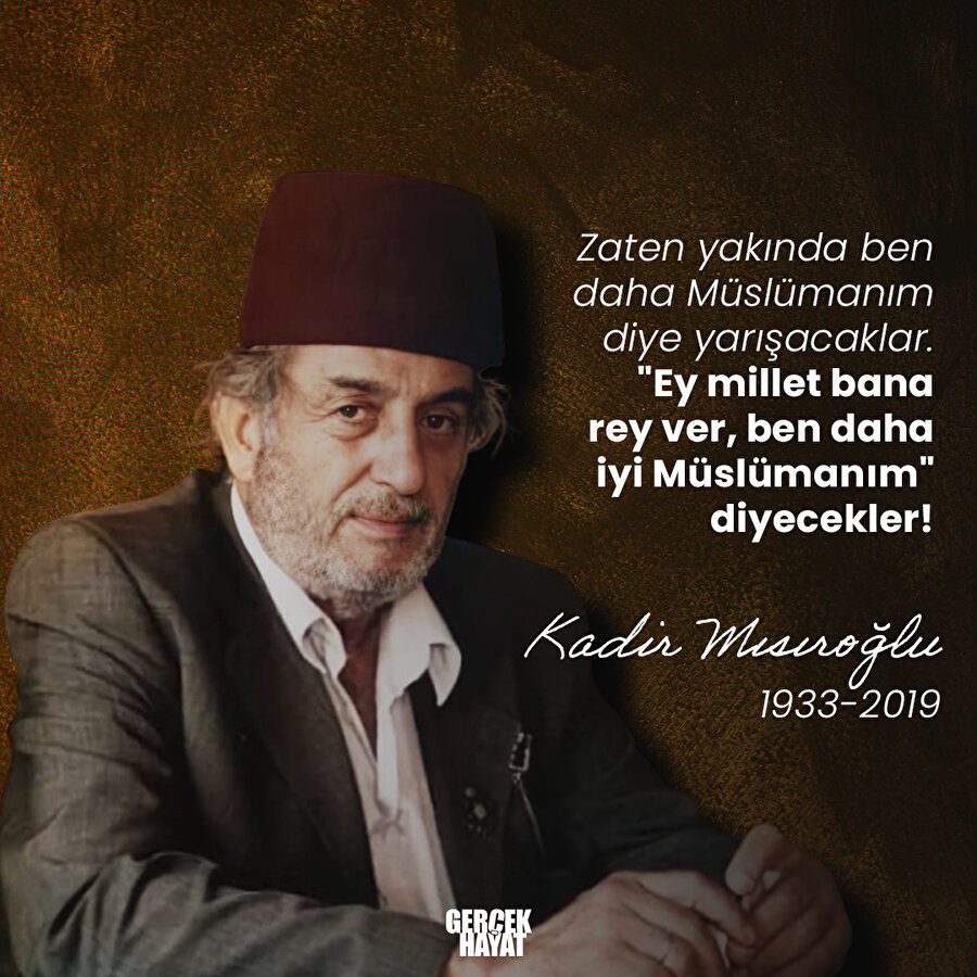 Kadir Mısıroğlu yine haklı çıktı