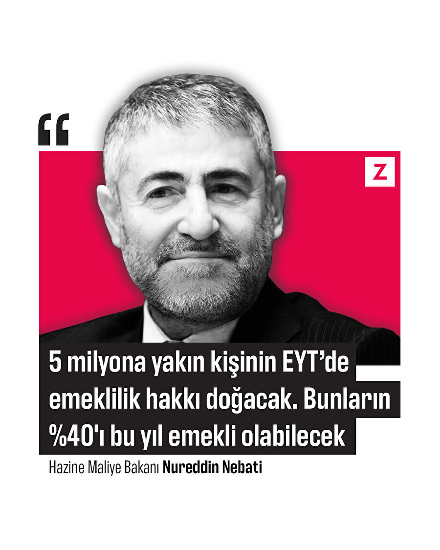 Emeklilik hakkı doğanlardan %40'ı bu yıl emekli olabilecek