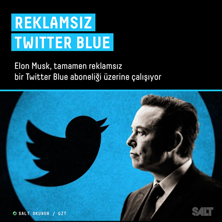 Elon Musk, reklamsız Twitter Blue için çalışıyor
