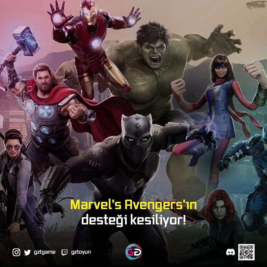 Marvel's Avengers'ın desteği kesiliyor