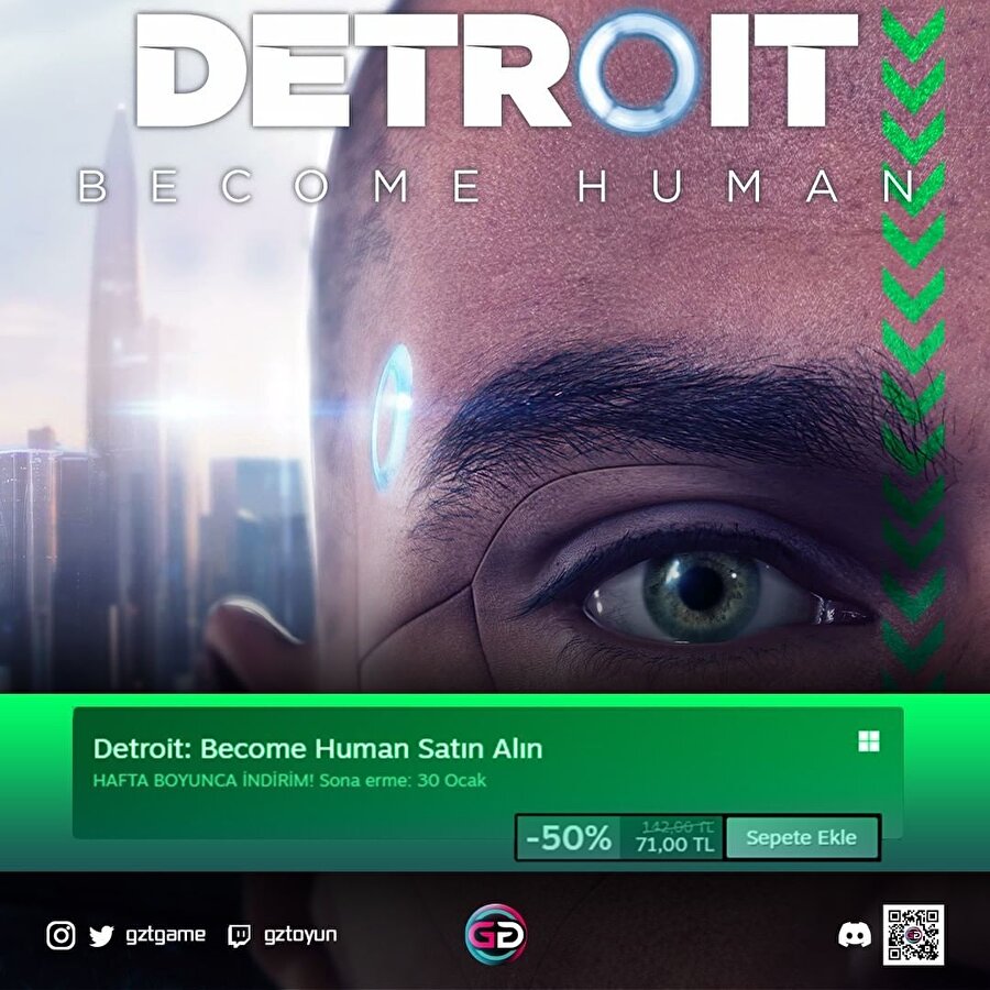Detroit: Become Human indirime girdi