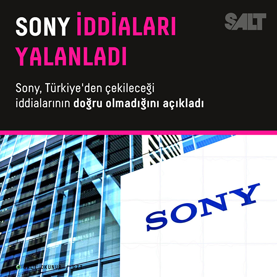 İddia yalanlandı: Sony Türkiye'den çekilmiyor