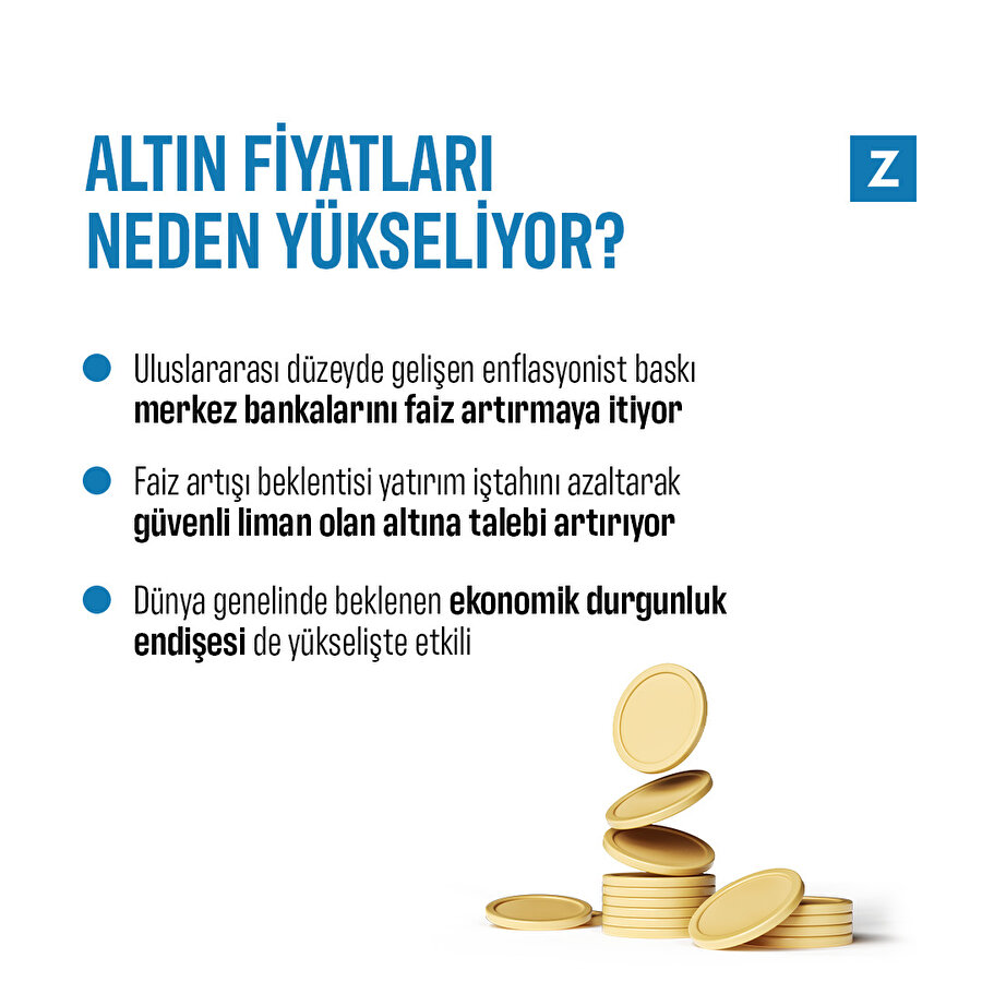 Altın fiyatları neden yükseliyor? 