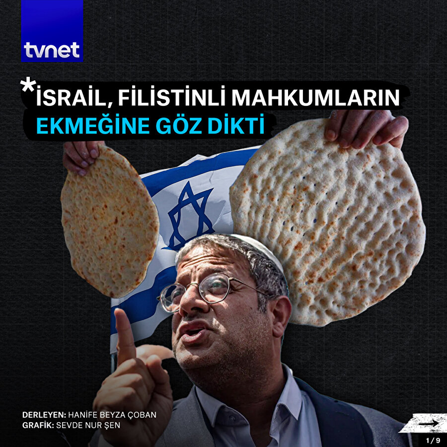 İsrail, Filistinli mahkumların ekmeğine göz dikti
