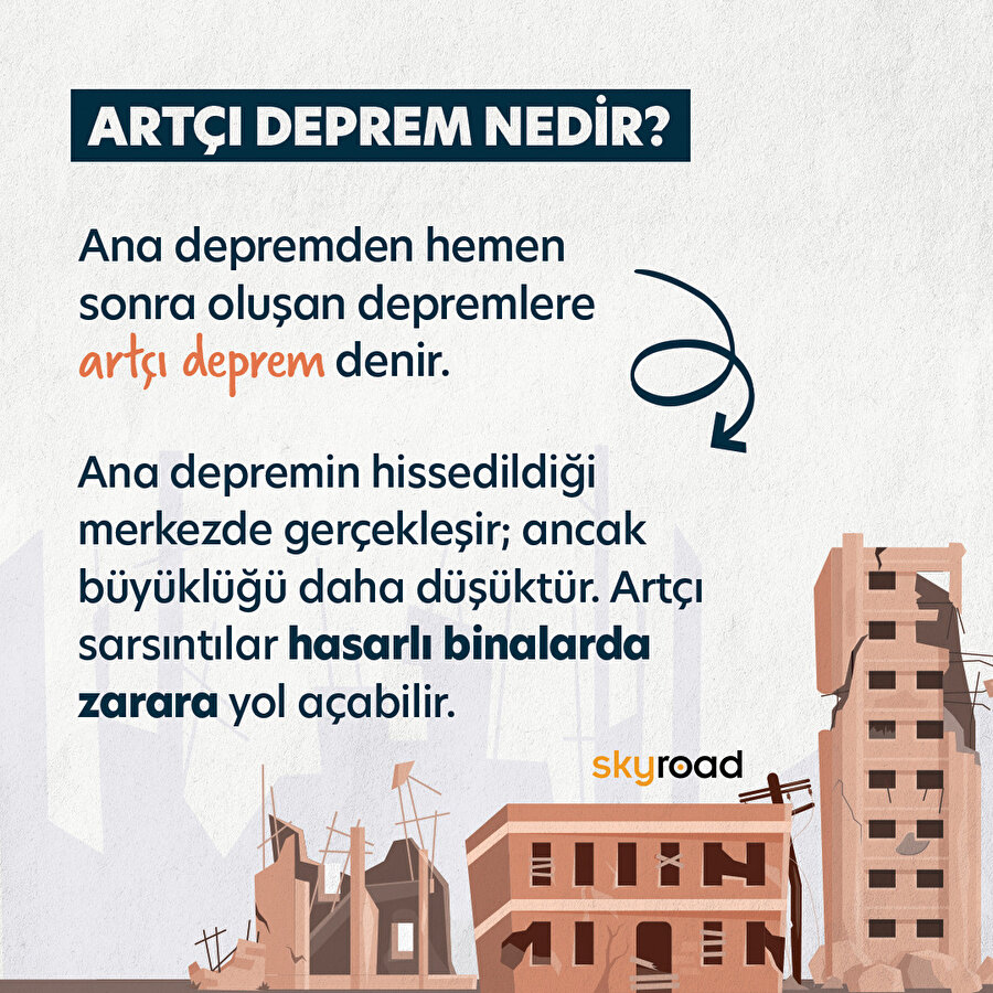 Artçı deprem nedir, neler yapılabilir? 