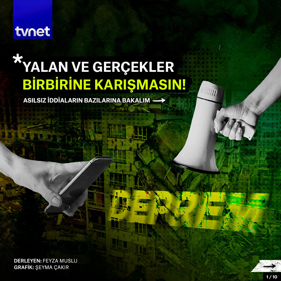 Dezenformasyon içerikli deprem paylaşımlarına dikkat!