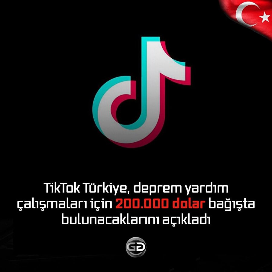 Tiktok Türkiye, 200 bin dolar bağışladı