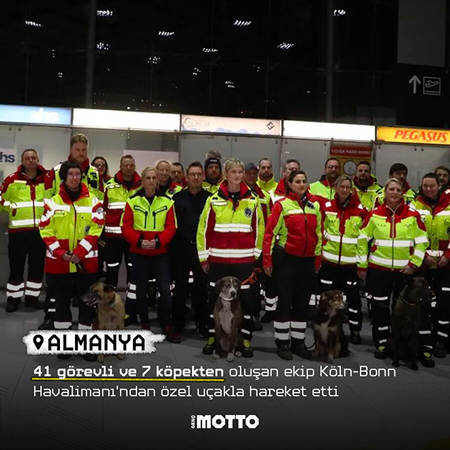 Dünyadan deprem bölgelerine destek