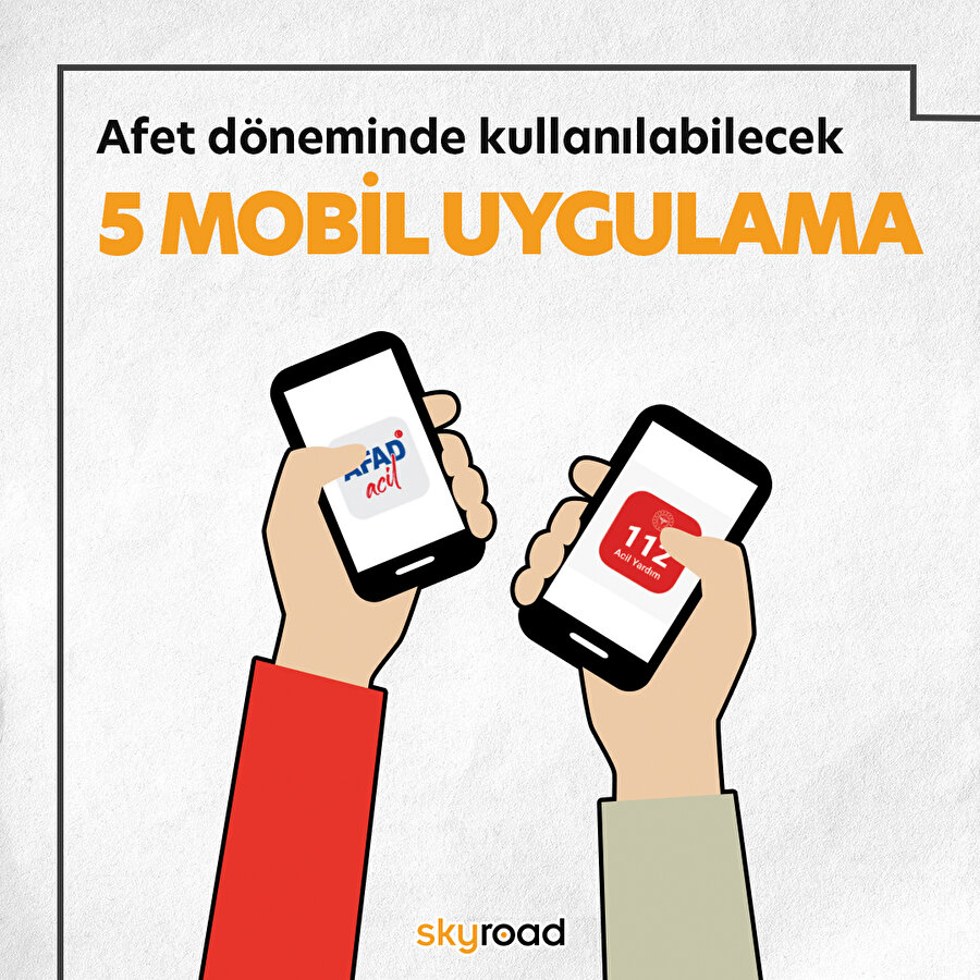📌 Afet döneminde kullanılabilecek bazı mobil uygulamalar