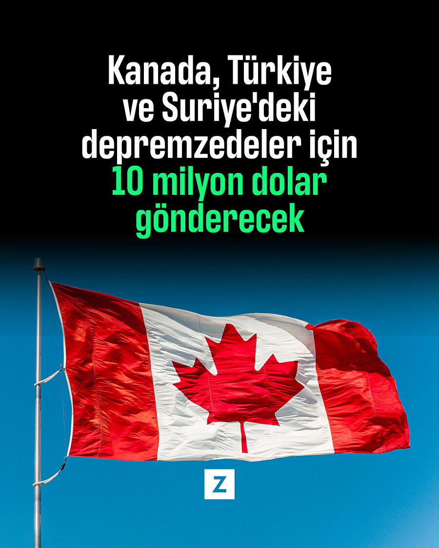Kanada'dan, depremzedeler için 10 milyon dolar yardım kararı